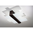 Deckenspot FENIKS 2 Weng√© Holz - 2x E27 Fassung - max. 2x60W - exkl. LED's