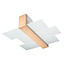 Deckenspot FENIKS 2 Natur Holz - 2x E27 Fassung - max. 2x60W - exkl. LED's