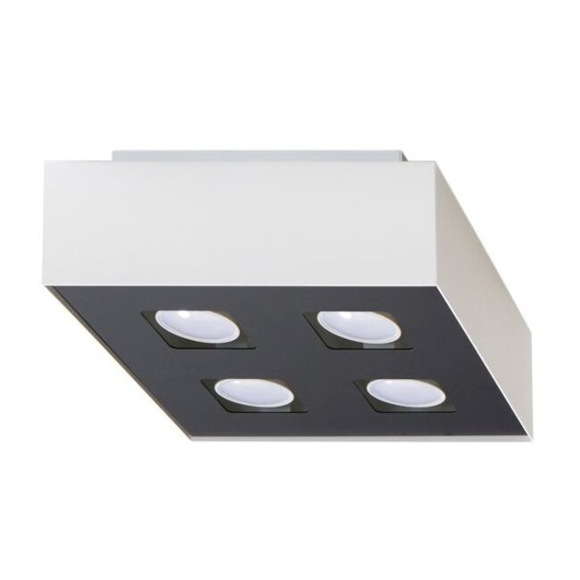 Deckenspot MONO 4 Weiß - 4x GU10 Fassung - max. 4x40W - exkl. LED's