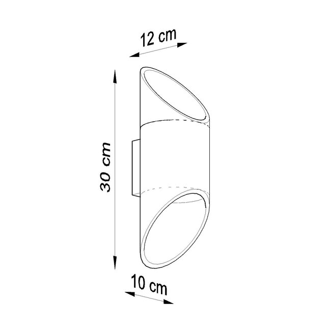 Wandleuchte PENNE 30 Weiß - 1x G9 Fassung - max. 40W - exkl. LED's