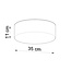 Deckenspot ARENA 35 Grau - 2x E27 Fassung - max. 2x60W - exkl. LED's