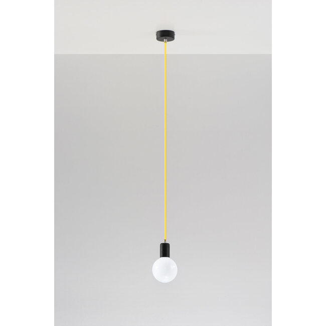 Hängeleuchte EDISON Gelb - 1x E27 Fassung - max. 60W - exkl. LED's