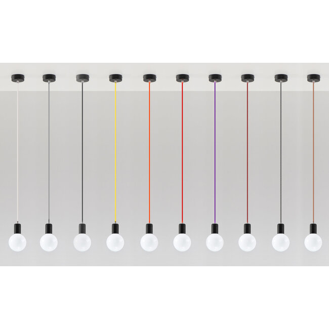 Hängeleuchte EDISON Orange - 1x E27 Fassung - max. 60W - exkl. LED's