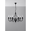 Kronleuchter MINERWA 7 Schwarz - 7x E14 Fassung - max. 7x40W - exkl. LED's