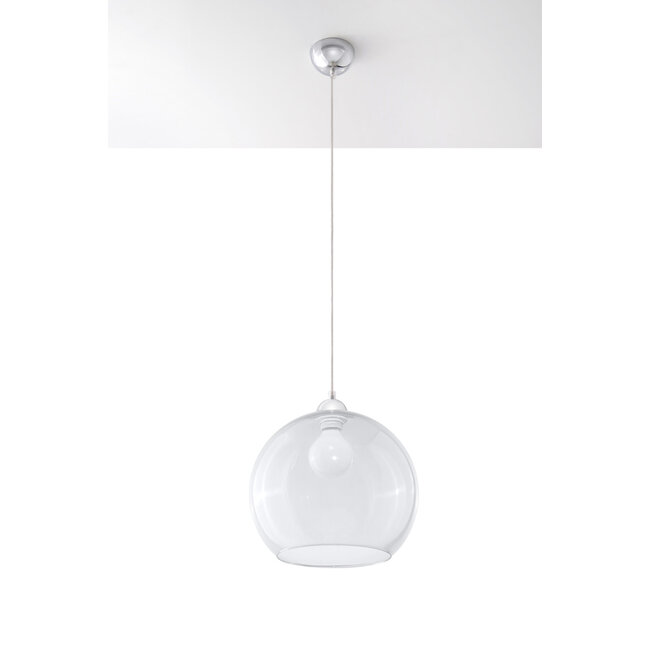 Pendelleuchte BALL Transparent - 1x E27 Fassung - max. 60W - exkl. LED's
