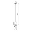 Pendelleuchte MILO - 1x E27 Fassung - max. 60W - exkl. LED's