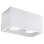 Deckenspot QUAD Weiß - 2x GU10 Fassung - max. 2x40W - exkl. LED's
