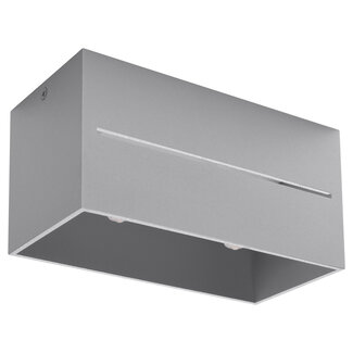 Deckenspot LOBO 2 Grau - 2x G9 Fassung - max. 2x40W - exkl. LED's