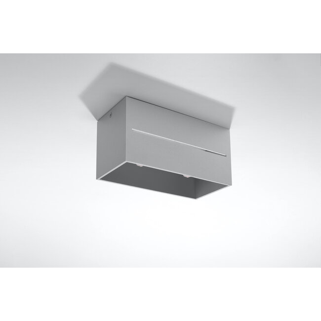 Deckenspot LOBO 2 Grau - 2x G9 Fassung - max. 2x40W - exkl. LED's