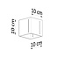 Deckenspot PIXAR Grau - 1x G9 Fassung - max. 40W - exkl. LED's