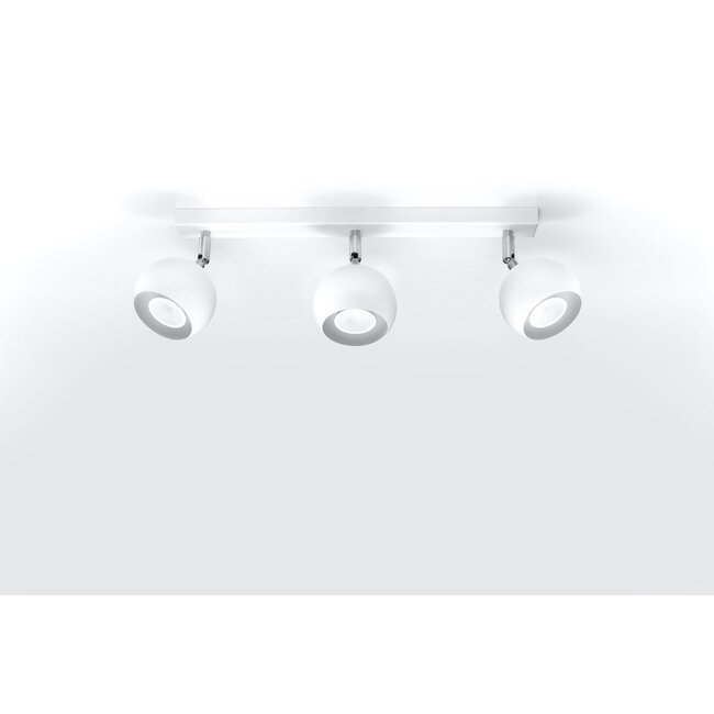 Deckenspot OCULARE 3 Weiß - 3x GU10 Fassung - max. 3x40W - exkl. LED's