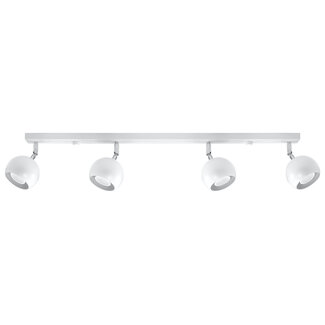 Deckenspot OCULARE 4L Weiß - 4x GU10 Fassung - max. 4x40W - exkl. LED's