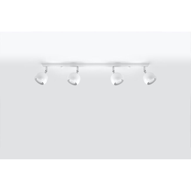 Deckenspot OCULARE 4L Weiß - 4x GU10 Fassung - max. 4x40W - exkl. LED's