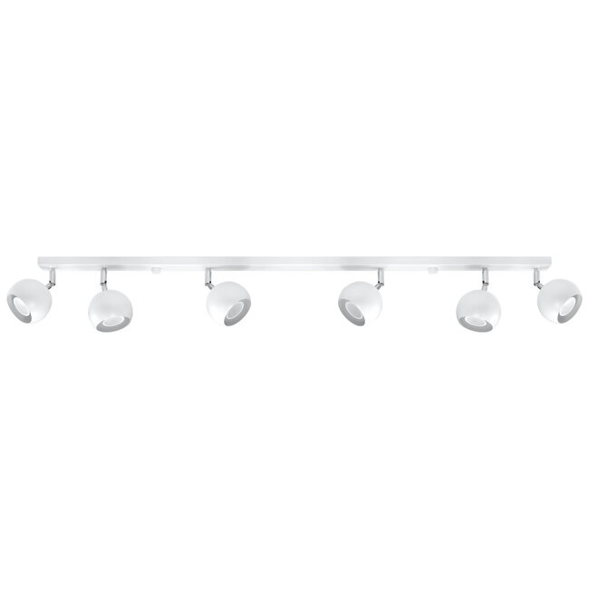 Deckenspot OCULARE 6L Weiß - 6x GU10 Fassung - max. 6x40W - exkl. LED's