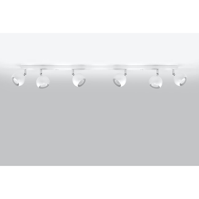 Deckenspot OCULARE 6L Weiß - 6x GU10 Fassung - max. 6x40W - exkl. LED's