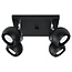 Deckenspot OCULARE 4 Schwarz - 4x GU10 Fassung - max. 4x40W - exkl. LED's