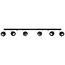 Deckenspot OCULARE 6L Schwarz - 6x GU10 Fassung - max. 6x40W - exkl. LED's