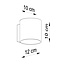 Wandleuchte ORBIS 1 Anthrazit - 1x G9 Fassung - max. 40W - exkl. LED's