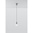Pendelleuchte DIEGO 1 Grau - 1x E27 Fassung - max. 60W - exkl. LED's
