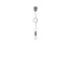 Pendelleuchte DIEGO 1 Grau - 1x E27 Fassung - max. 60W - exkl. LED's