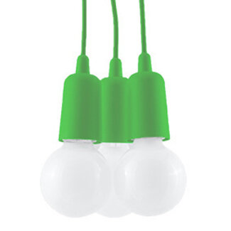 Pendelleuchte DIEGO 3 Grün - 3x E27 Fassung - max. 3x60W - exkl. LED's