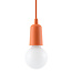 Pendelleuchte DIEGO 1 Orange - 1x E27 Fassung - max. 60W - exkl. LED's