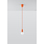 Pendelleuchte DIEGO 1 Orange - 1x E27 Fassung - max. 60W - exkl. LED's