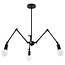 Kronleuchter STARK 3 Schwarz - 3x E27 Fassung - max. 3x60W - exkl. LED's