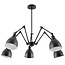 Kronleuchter STARK SHADE 5 Schwarz - 5x E27 Fassung - max. 5x60W - exkl. LED's
