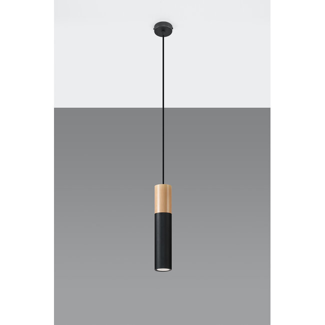 Pendelleuchte PABLO Schwarz - 1x GU10 Fassung - max. 40W - exkl. LED's