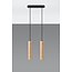 Pendelleuchte LINO 2 Holz - 2x GU10 Fassung - max. 2x40W - exkl. LED's