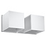 Wandleuchte QUAD 2 Weiß - 2x GU10 Fassung - max. 2x40W - exkl. LED's