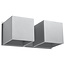 Wandleuchte QUAD 2 Grau - 2x GU10 Fassung - max. 2x40W - exkl. LED's
