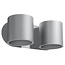 Wandleuchte ORBIS 2 Grau - 2x GU10 Fassung - max. 2x40W - exkl. LED's
