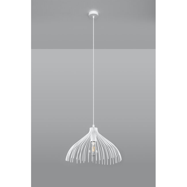 Pendelleuchte UMB Weiß - 1x E27 Fassung - max. 60W - exkl. LED's