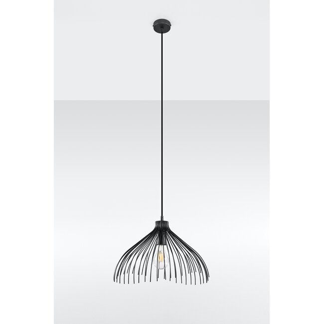 Pendelleuchte UMB Schwarz - 1x E27 Fassung - max. 60W - exkl. LED's