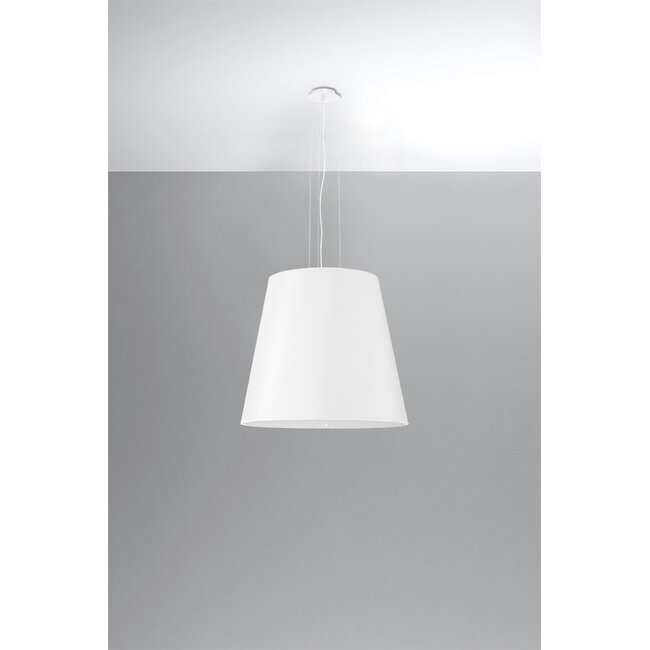 Kronleuchter GENEVE 50 Weiß - 3x E27 Fassung - max. 3x60W - exkl. LED's