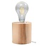 Tischleuchte SALGADO Holz - 1x E27 Fassung - max. 60W - exkl. LED's