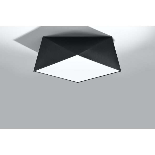 Deckenspot HEXA 35 Schwarz - 2x E27 Fassung - max. 2x60W - exkl. LED's