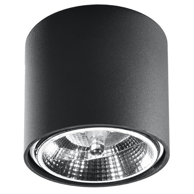Deckenspot TIUBE Schwarz - 1x GU10 / ES111 Fassung - max. 40W - exkl. LED's