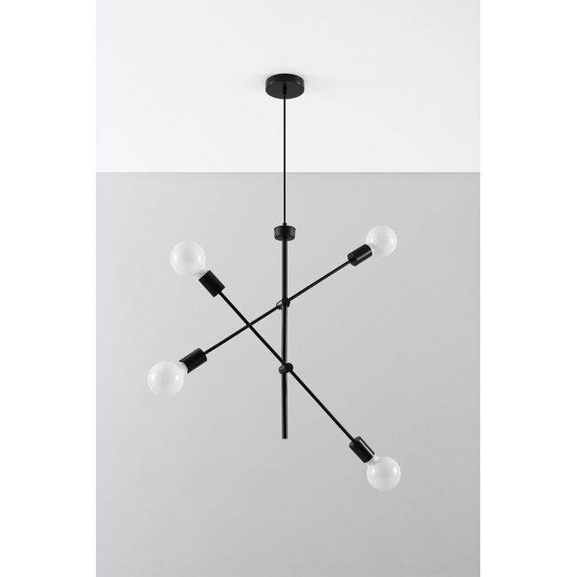 Kronleuchter CONCEPT 4 - 4x E27 Fassung - max. 4x60W - exkl. LED's