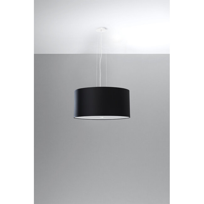 Kronleuchter OTTO 50 Schwarz - 5x E27 Fassung - max. 5x60W - exkl. LED's