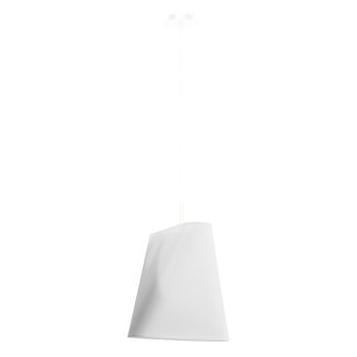 Kronleuchter BLUM 1 Weiß - 1x E27 Fassung - max. 60W - exkl. LED's