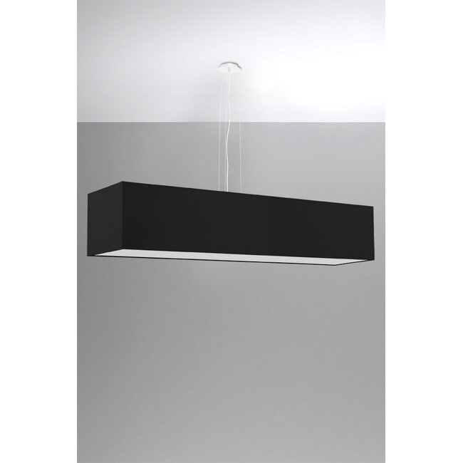 Kronleuchter SANTA 120 Schwarz - 5x E27 Fassung - max. 5x60W - exkl. LED's