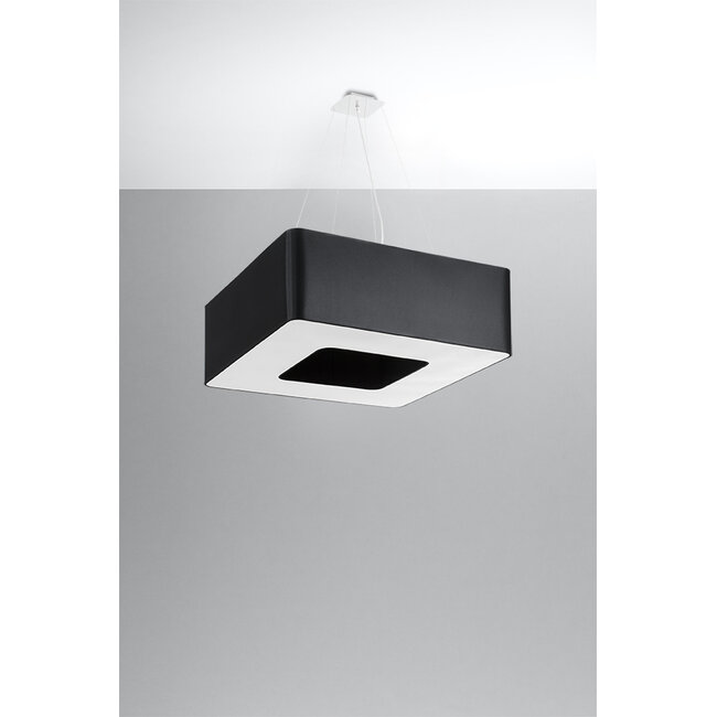 Kronleuchter URANO 60 Schwarz - 6x E27 Fassung - max. 6x60W - exkl. LED's