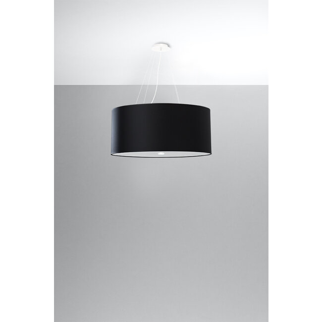 Kronleuchter OTTO 60 Schwarz - 5x E27 Fassung - max. 5x60W - exkl. LED's