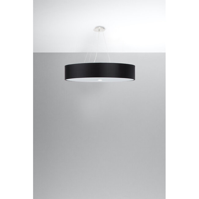 Kronleuchter SKALA 80 Schwarz - 6x E27 Fassung - max. 6x60W - exkl. LED's