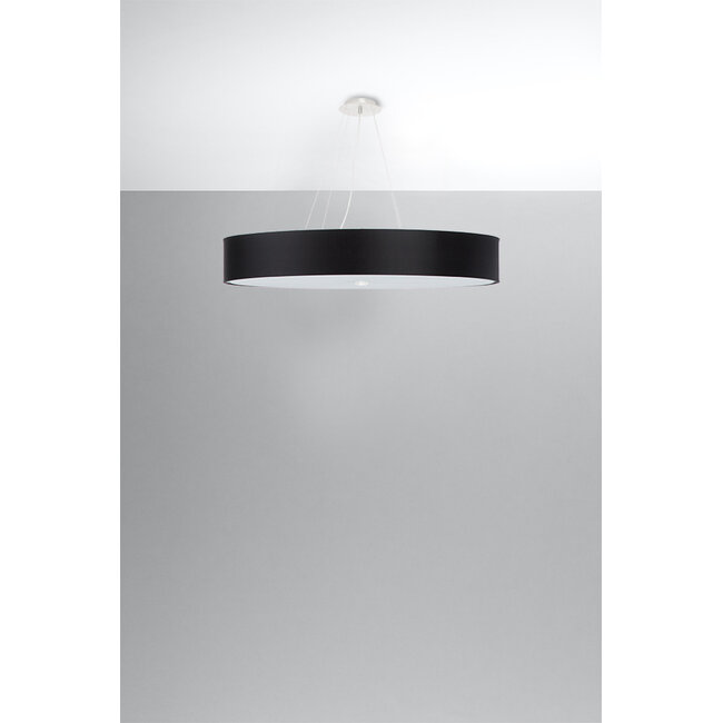 Kronleuchter SKALA 90 Schwarz - 6x E27 Fassung - max. 6x60W - exkl. LED's