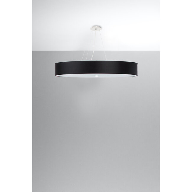 Kronleuchter SKALA 100 Schwarz - 6x E27 Fassung - max. 6x60W - exkl. LED's