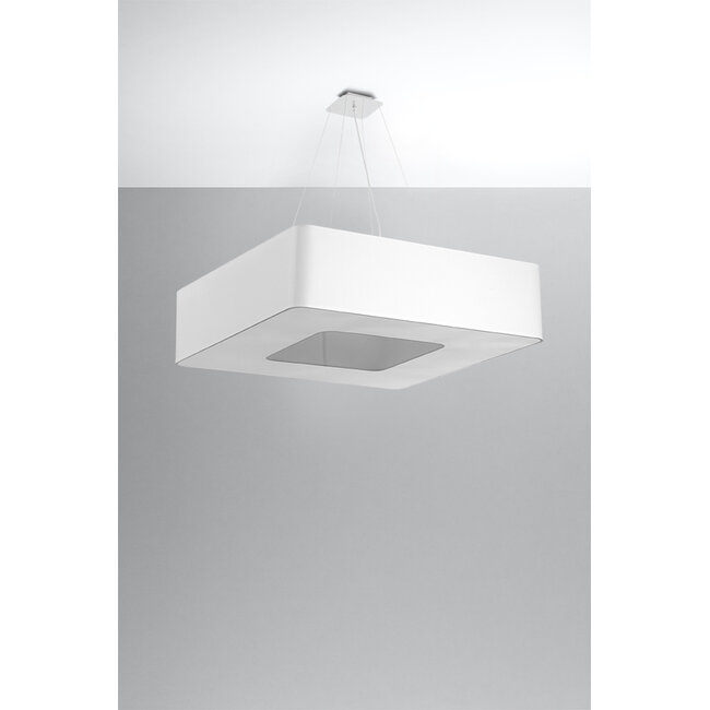 Kronleuchter URANO 80 Weiß - 8x E27 Fassung - max. 8x60W - exkl. LED's